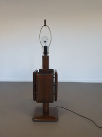 Large Brutalist floor / table lamp