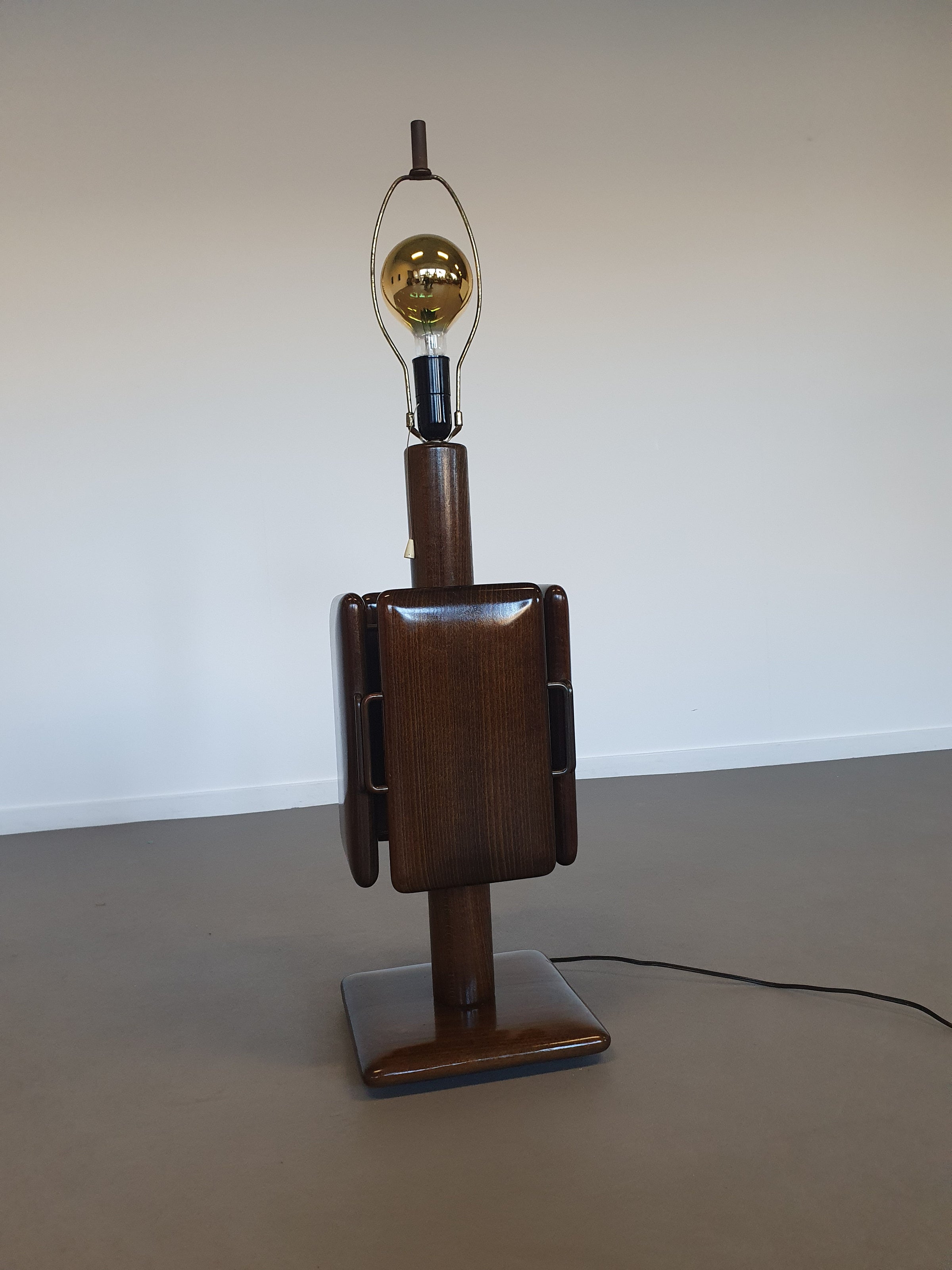 Large Brutalist floor / table lamp