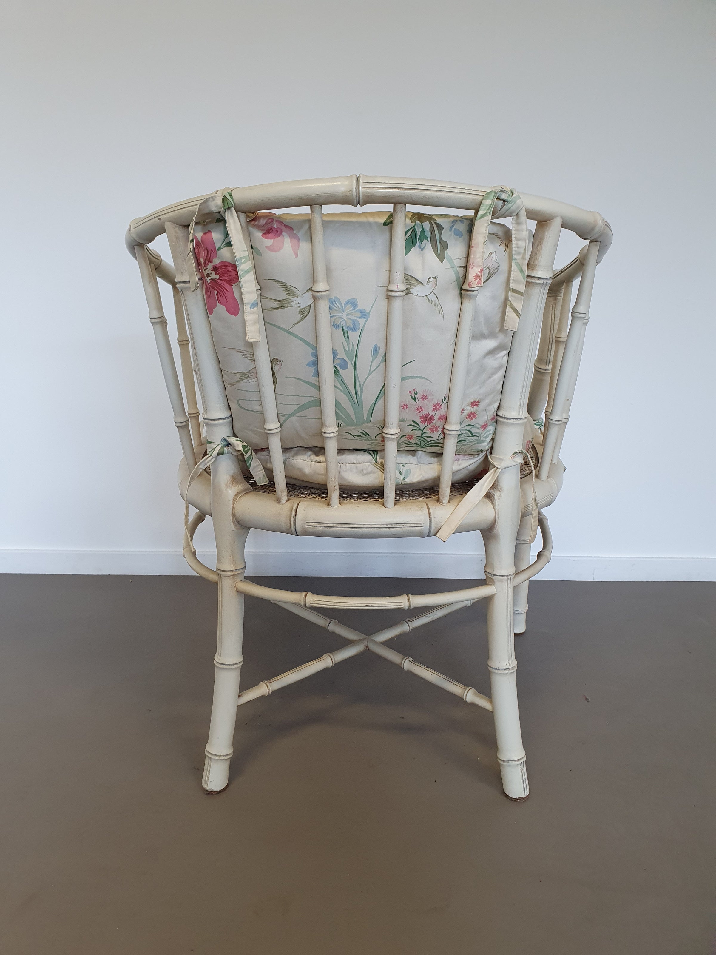 FAUX BAMBOO ARMCHAIR 70S