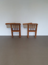 Original pair of folding armchairs, Danish, edited by Hyllinge Mobler from 1970