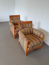 SET GIORGETTI NEW GALLERY LOW ARM CHAIRS BY UMBERTO ASNAGO