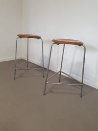 2 X RARE ( Only produced in 1966 ) dot chairs model 1066 by Fritz Hansen
