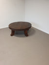 Beautiful large brutalist oak coffee table.
120 cm x 46 cm