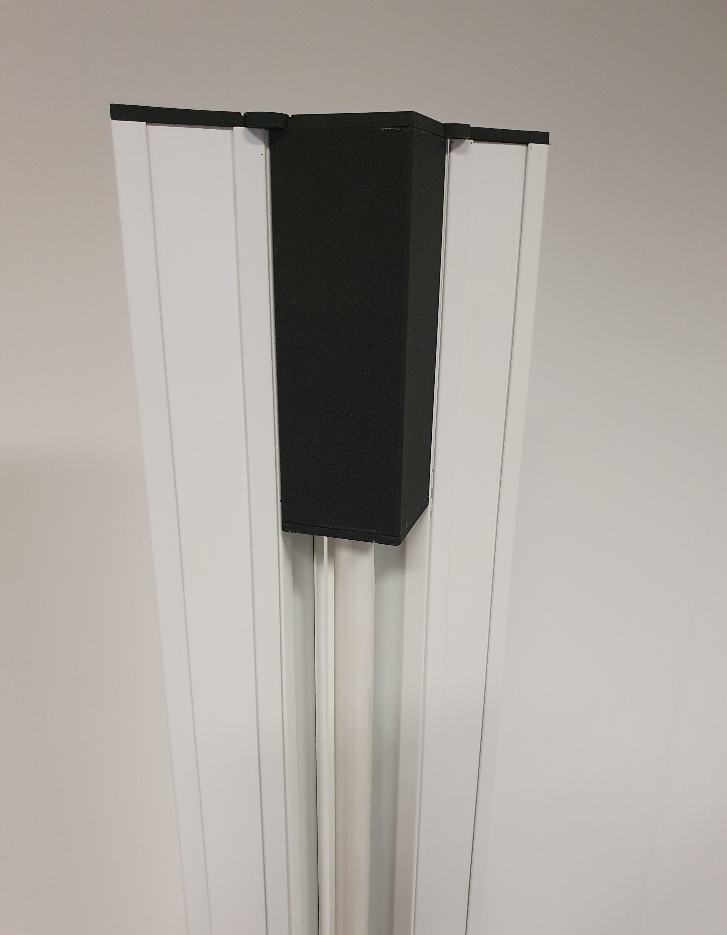 White Ettore Sottsass Moonlight Floor Lamp no. 14104, Italy 1970's