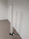 White Ettore Sottsass Moonlight Floor Lamp no. 14104, Italy 1970's