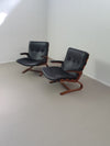 Vintage Kengu lounge chairs  by Elsa & Nordahl Solheim for Rybo Rykken & Co