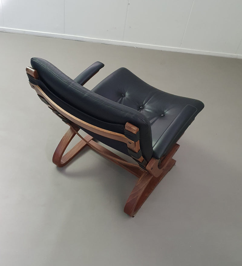 Vintage Kengu loungestoelen van Elsa &amp; Nordahl Solheim voor Rybo Rykken &amp; Co