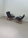 Vintage Kengu lounge chairs  by Elsa & Nordahl Solheim for Rybo Rykken & Co