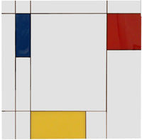 Mondrian / Modriaan mirror from Rimadesio