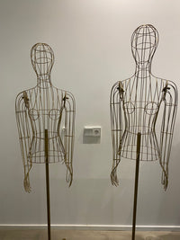 2 x wire mannequin , wire dummie 70s seventies