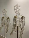 2 x wire mannequin , wire dummie 70s seventies