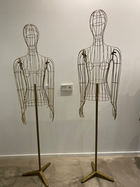 2 x wire mannequin , wire dummie 70s seventies