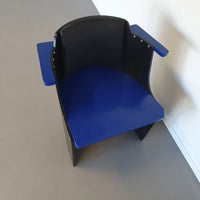 Chair model D61, designed by El Lissitzky in 1930. Manufactured in Germany by Tecta, circa 1970.