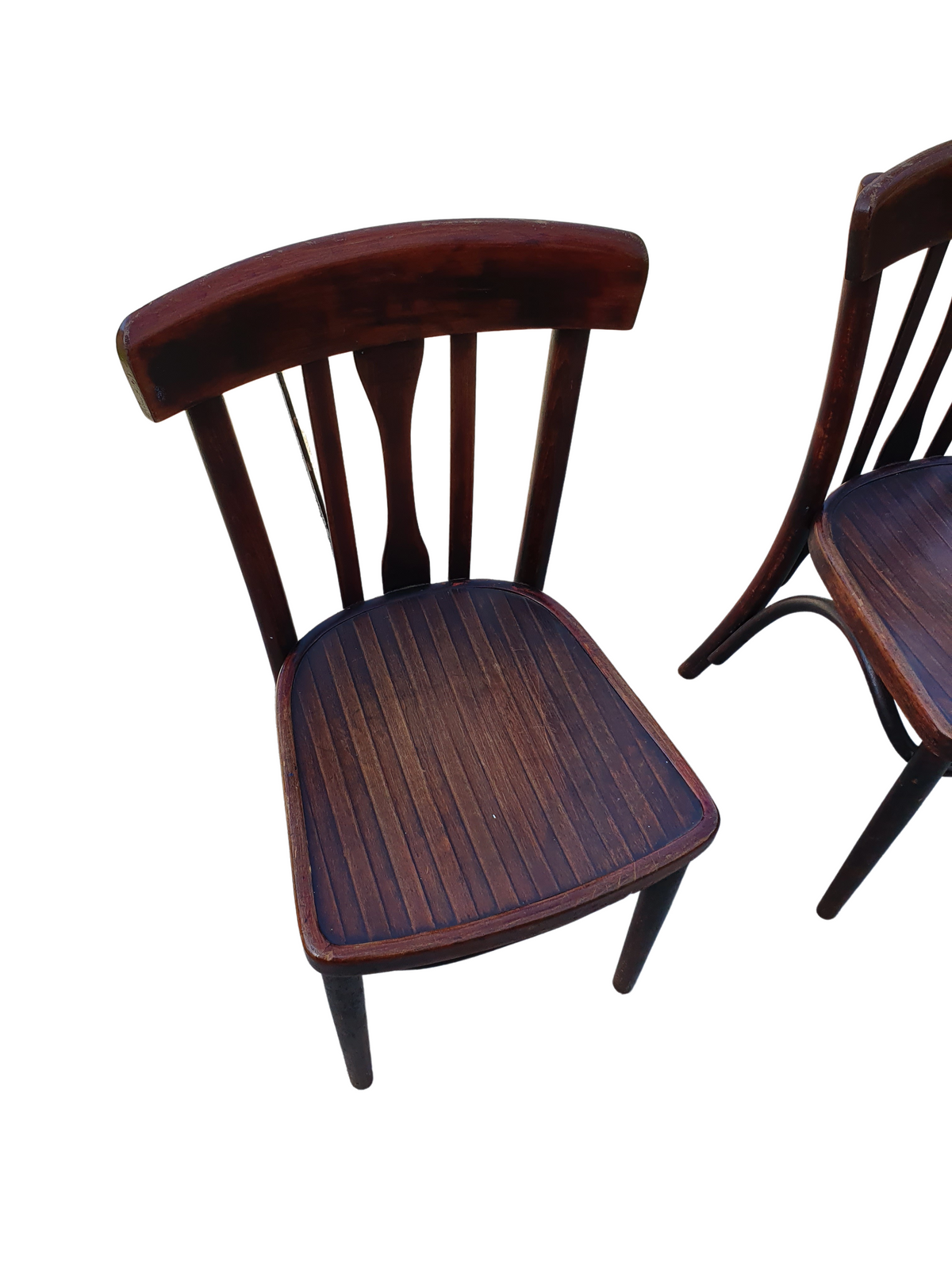 2 x rare thonet chair marked